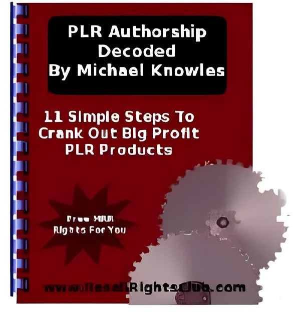 eCover representing PLR Authorship Decoded eBooks & Reports with Master Resell Rights