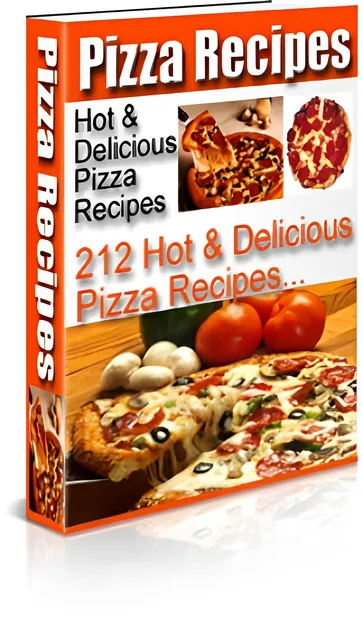 eCover representing Pizza Recipes eBooks & Reports with Private Label Rights