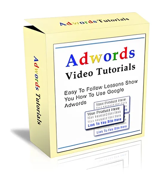 eCover representing Adwords Video Tutorials Videos, Tutorials & Courses with Personal Use Rights