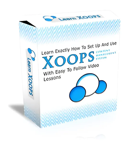 eCover representing Learn Exactly How To Set Up And Use Xoops Videos, Tutorials & Courses with Personal Use Rights