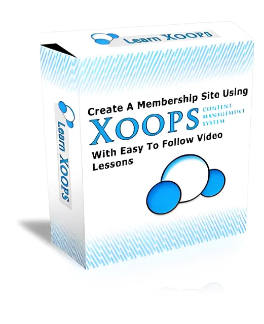 eCover representing Create A Membership Site Using Xoops Videos, Tutorials & Courses with Personal Use Rights