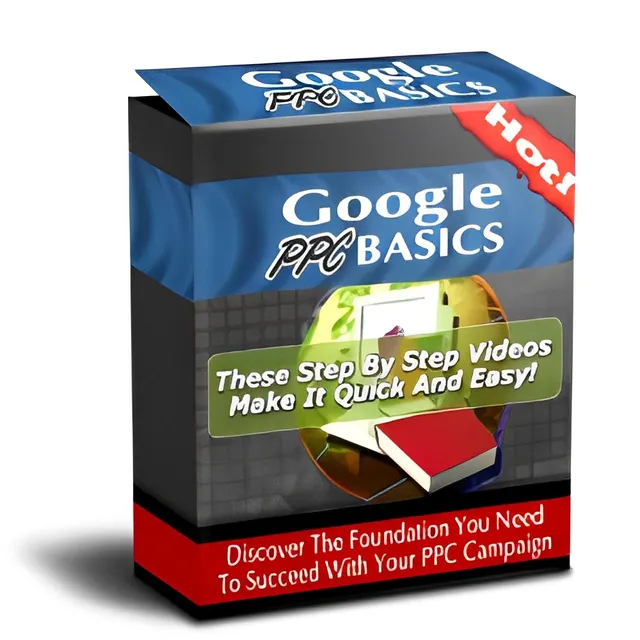 eCover representing Google PPC Basics Videos, Tutorials & Courses with Private Label Rights