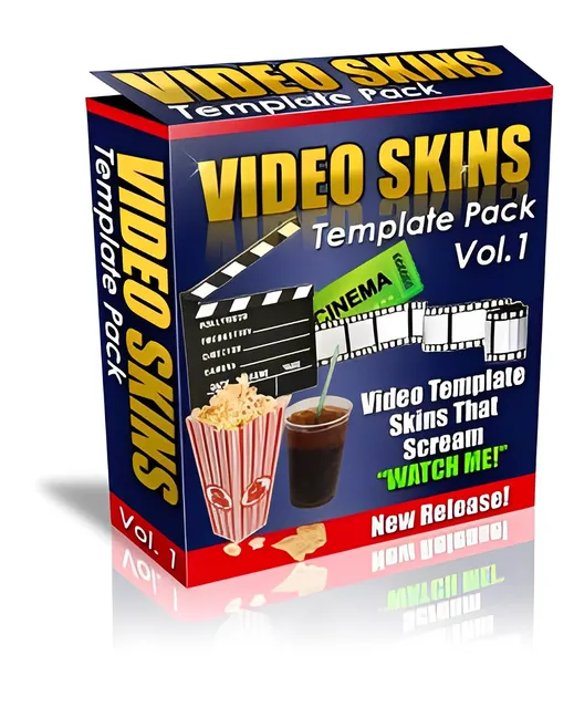 eCover representing Video Skins Template Pack : Vol.1  with Personal Use Rights