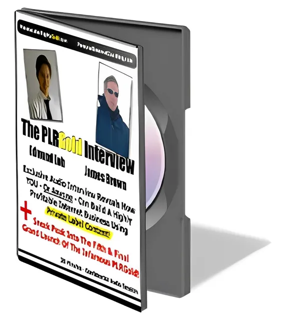 eCover representing The PLR Gold Interview eBooks & Reports with Master Resell Rights