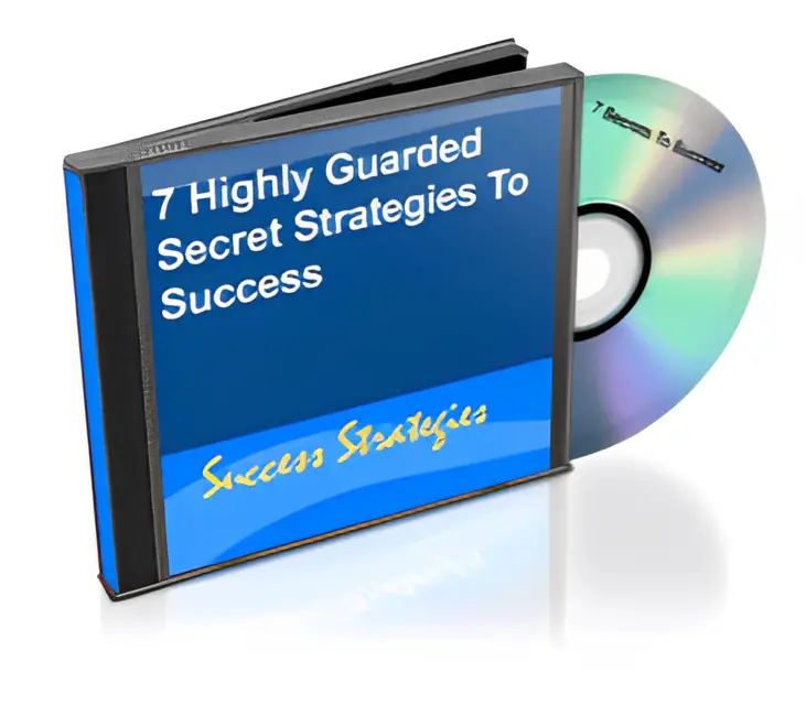eCover representing 7 Highly Guarded Secret Strategies To Success Videos, Tutorials & Courses with Private Label Rights