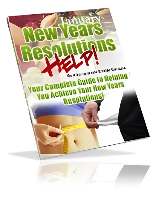 eCover representing New Years Resolutions Help eBooks & Reports with Resell Rights