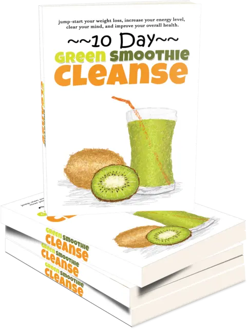 eCover representing Green Smoothie Cleanse eBooks & Reports with Master Resell Rights
