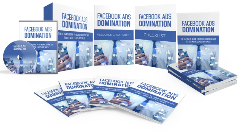 eCover representing Facebook Ads Domination Video Upgrade eBooks & Reports/Videos, Tutorials & Courses with Master Resell Rights