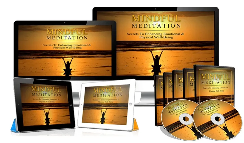 eCover representing Mindful Meditation Mastery Video Upgrade Videos, Tutorials & Courses with Master Resell Rights