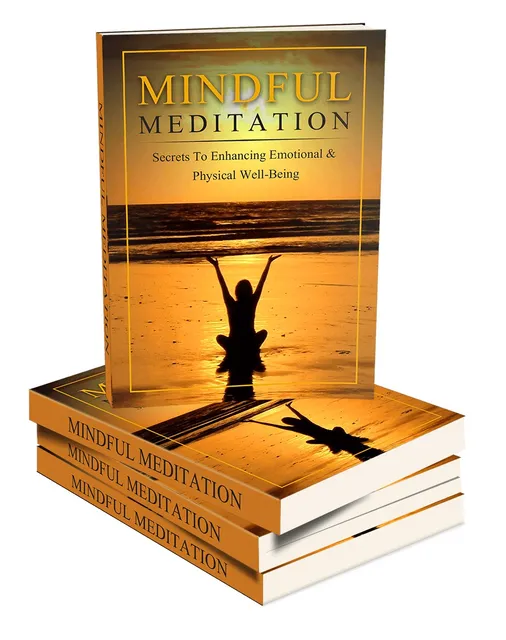 eCover representing Mindful Meditation Mastery eBooks & Reports with Master Resell Rights