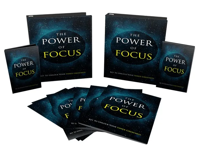 eCover representing Power Of Focus eBooks & Reports with Master Resell Rights