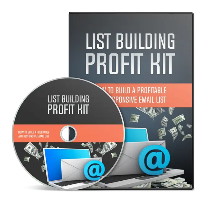 eCover representing List Building Profit Kit Video Upgrade Videos, Tutorials & Courses with Resell Rights