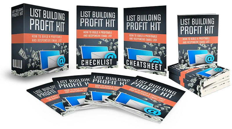 eCover representing List Building Profit Kit Video Upgrade Videos, Tutorials & Courses with Resell Rights