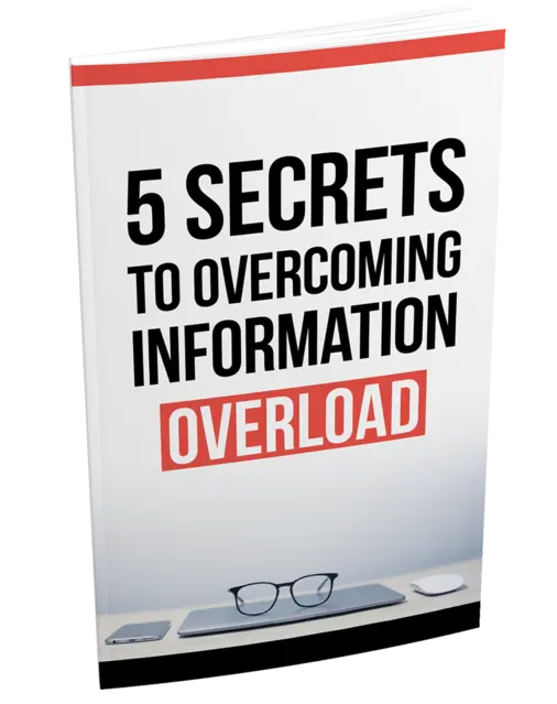 eCover representing Beat Information Overload eBooks & Reports with Master Resell Rights