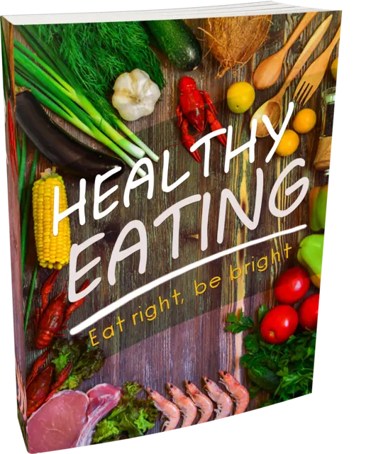 eCover representing Healthy Eating Guide eBooks & Reports with Master Resell Rights