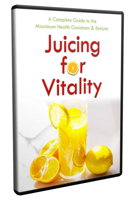 eCover representing Juicing For Vitality Video Upgrade Videos, Tutorials & Courses with Master Resell Rights