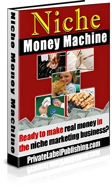 eCover representing Niche Money Machine eBooks & Reports with Master Resell Rights