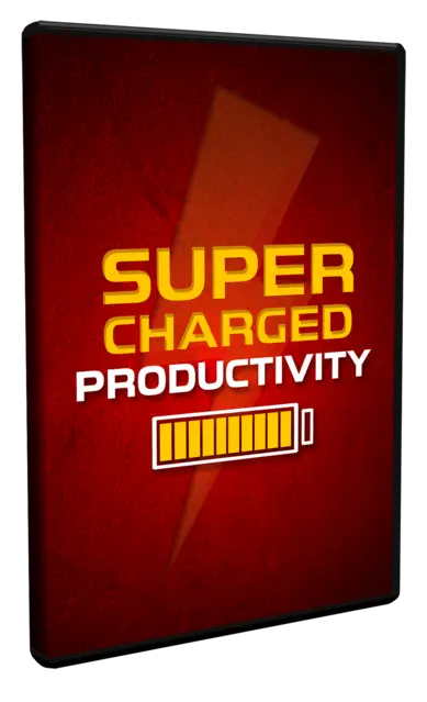 eCover representing Supercharged Productivity Video Upgrade Videos, Tutorials & Courses with Master Resell Rights