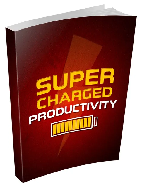 eCover representing Supercharged Productivity eBooks & Reports with Master Resell Rights