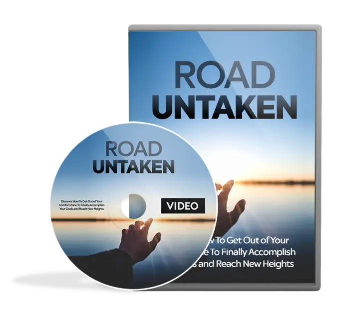 eCover representing Road Untaken Video Upgrade eBooks & Reports/Videos, Tutorials & Courses with Master Resell Rights
