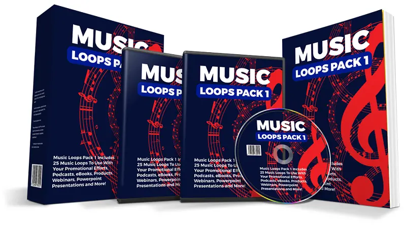 eCover representing Music Loops Pack 1 Audio & Music with Private Label Rights
