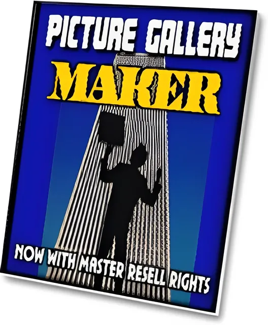 eCover representing Picture Gallery Maker Software & Scripts with Master Resell Rights