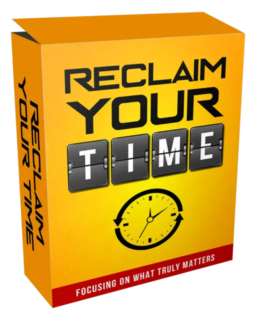 eCover representing Reclaim Your Time Video Upgrade Videos, Tutorials & Courses with Master Resell Rights