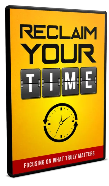 eCover representing Reclaim Your Time Video Upgrade Videos, Tutorials & Courses with Master Resell Rights