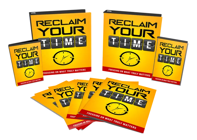 eCover representing Reclaim Your Time Video Upgrade Videos, Tutorials & Courses with Master Resell Rights