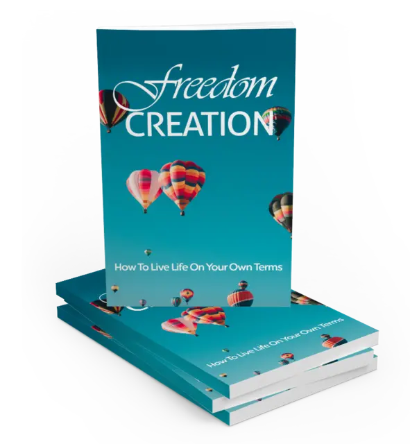 eCover representing Freedom Creation eBooks & Reports with Master Resell Rights