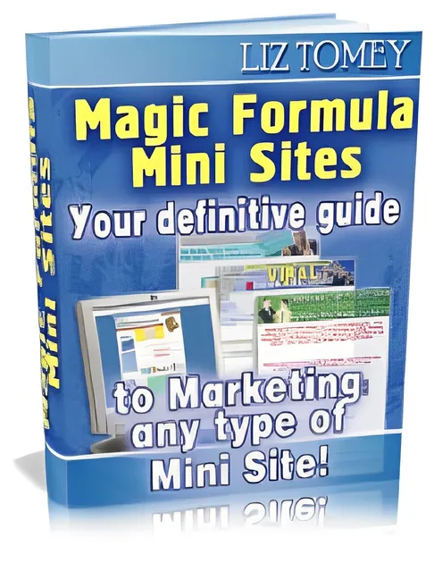 eCover representing Magic Formula Mini Sites eBooks & Reports with Master Resell Rights