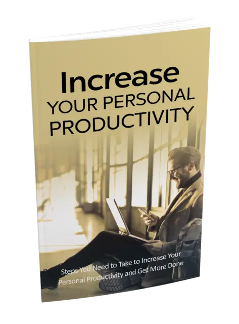 eCover representing Increase Your Personal Productivity eBooks & Reports with Master Resell Rights