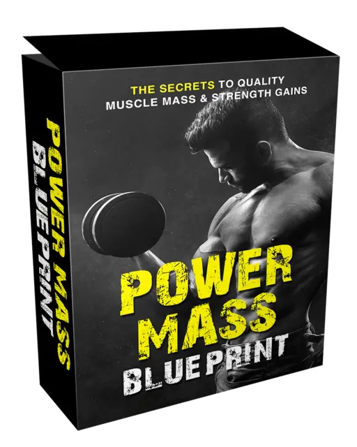 eCover representing Power Mass Blueprint Video Upgrade Videos, Tutorials & Courses with Master Resell Rights