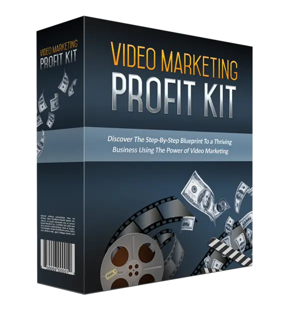 eCover representing Video Marketing Profit Kit Video Upgrade Videos, Tutorials & Courses with Resell Rights