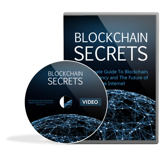 eCover representing Blockchain Secrets Video Upgrade Videos, Tutorials & Courses with Master Resell Rights