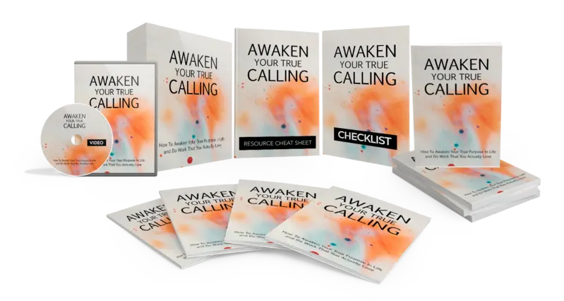 eCover representing Awaken Your True Calling Video Upgrade Videos, Tutorials & Courses with Master Resell Rights