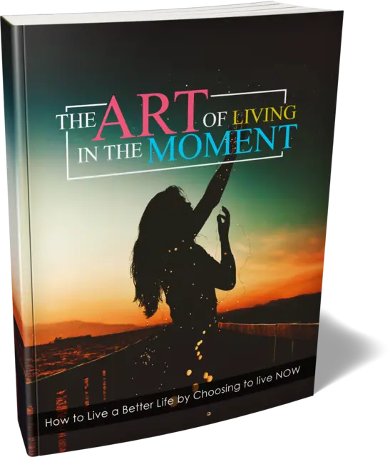 eCover representing The Art Of Living In The Moment eBooks & Reports with Master Resell Rights