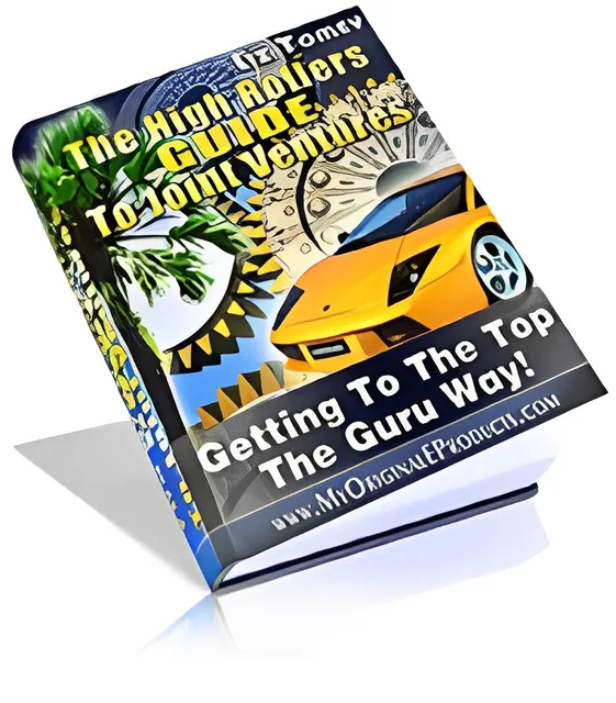 eCover representing The High Rollers Guide To Joint Ventures eBooks & Reports with Master Resell Rights