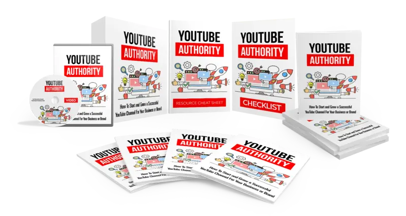 eCover representing Youtube Authority Video Upgrade Videos, Tutorials & Courses with Master Resell Rights