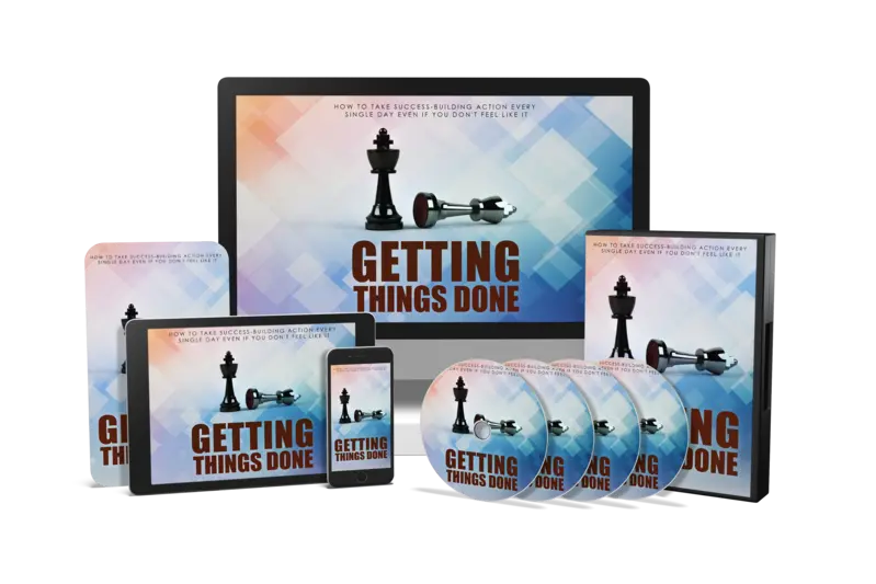 eCover representing Getting Things Done Video Upgrade eBooks & Reports/Videos, Tutorials & Courses with Master Resell Rights