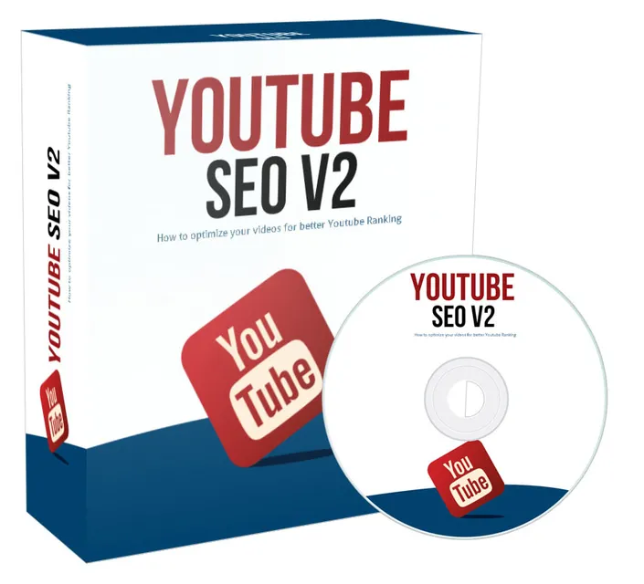 eCover representing Youtube Channel SEO V2 Videos, Tutorials & Courses with Private Label Rights