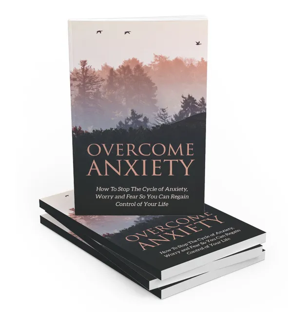 eCover representing Overcome Anxiety eBooks & Reports with Master Resell Rights