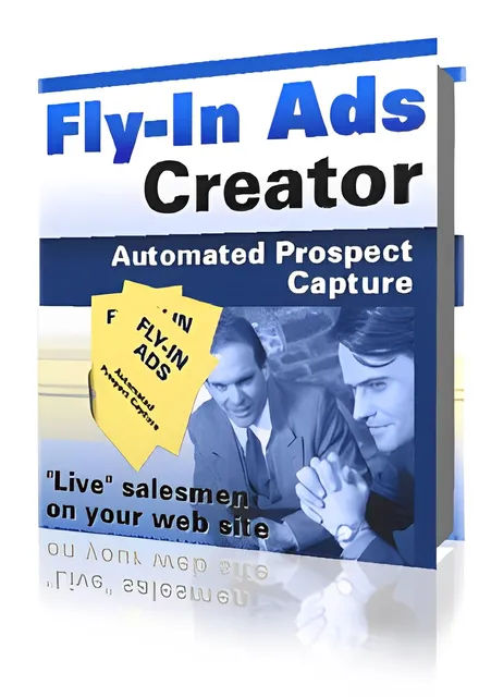 eCover representing Fly-In Ads Creator  with Master Resell Rights