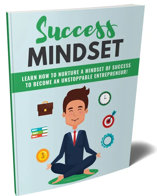 eCover representing Success Mindset eBooks & Reports with Private Label Rights