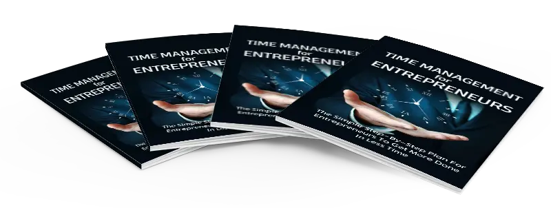 eCover representing Time Management For Entrepreneurs eBooks & Reports with Master Resell Rights