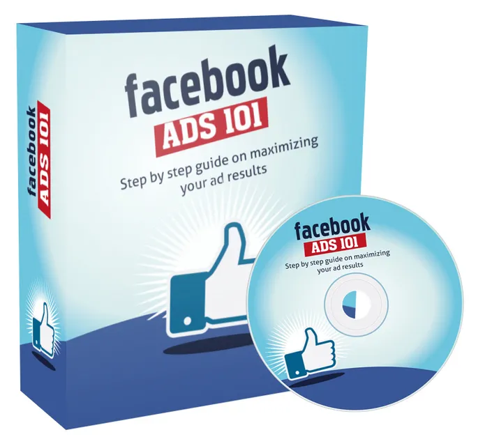 eCover representing Facebook Ads 101 Videos, Tutorials & Courses with Private Label Rights