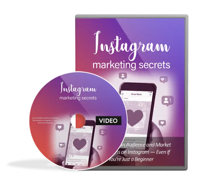 eCover representing Instagram Marketing Secrets Video Upgrade eBooks & Reports/Videos, Tutorials & Courses with Master Resell Rights