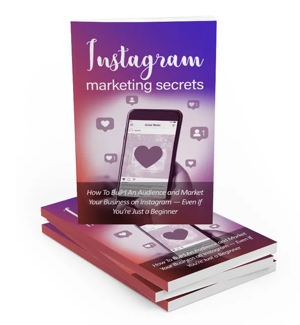 eCover representing Instagram Marketing Secrets eBooks & Reports with Master Resell Rights