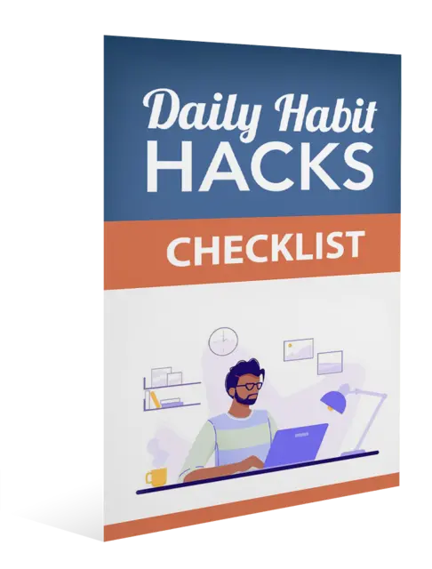 eCover representing Daily Habit Hacks eBooks & Reports with Master Resell Rights