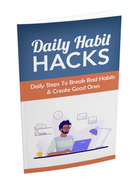 eCover representing Daily Habit Hacks eBooks & Reports with Master Resell Rights